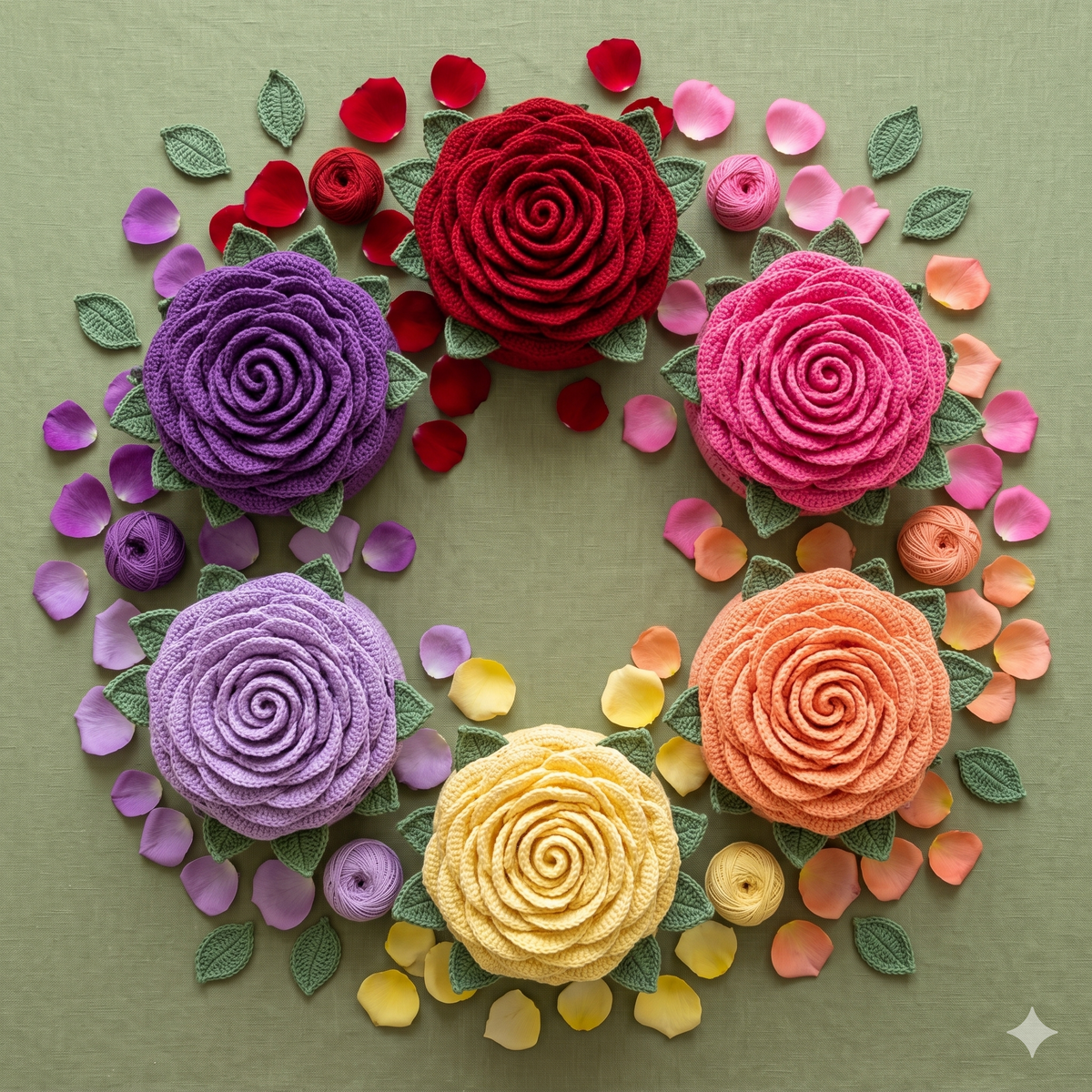 3D Blooming Rose Crochet Bag Pattern | Textured Floral Purse Tutorial (PDF Download)