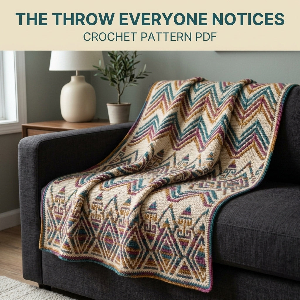 4 Best-Selling Crochet Blanket Patterns Bundle – PDF Download
