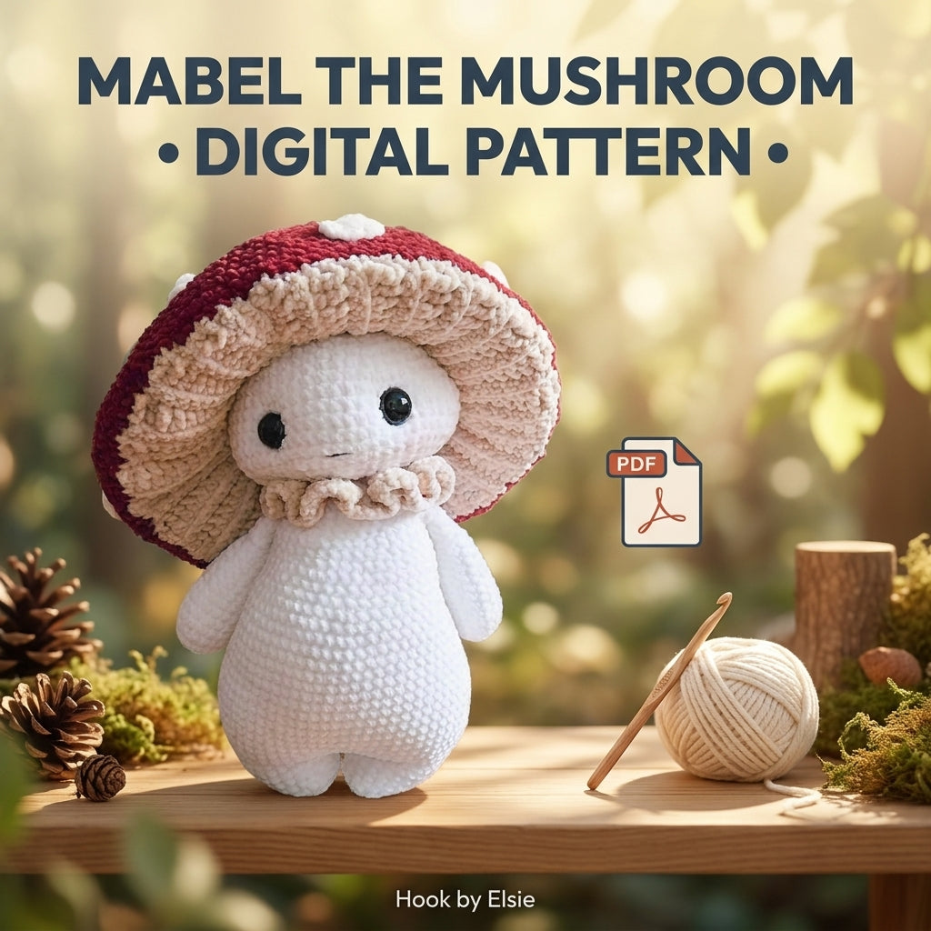 Mabel the Mushroom Crochet Pattern