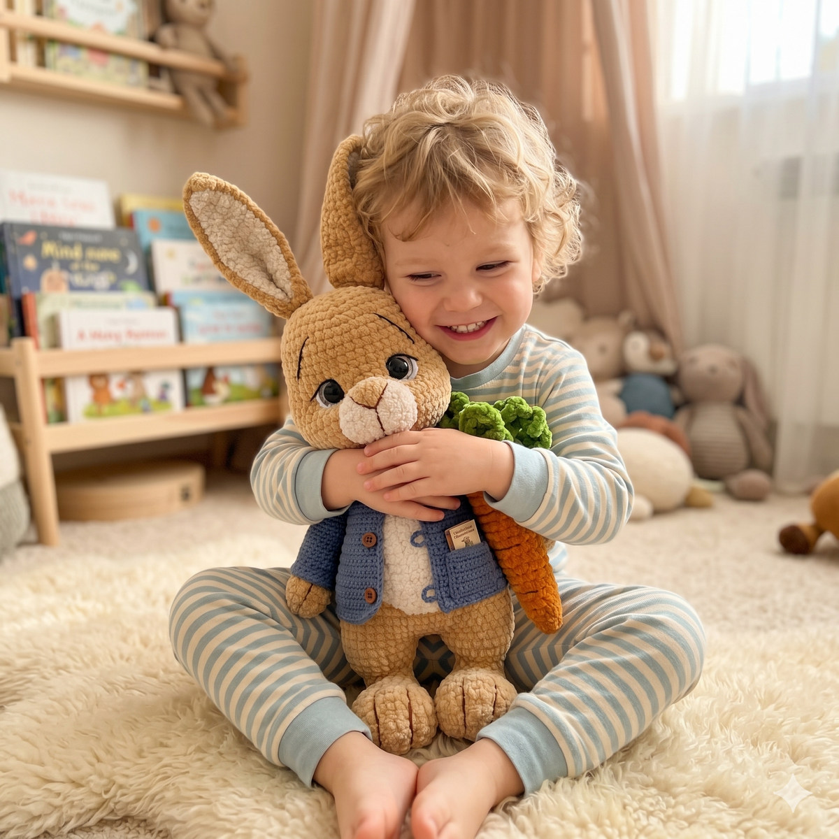Crochet Bunny Pattern: DIY stuffed animals and plushies (PDF Pattern)