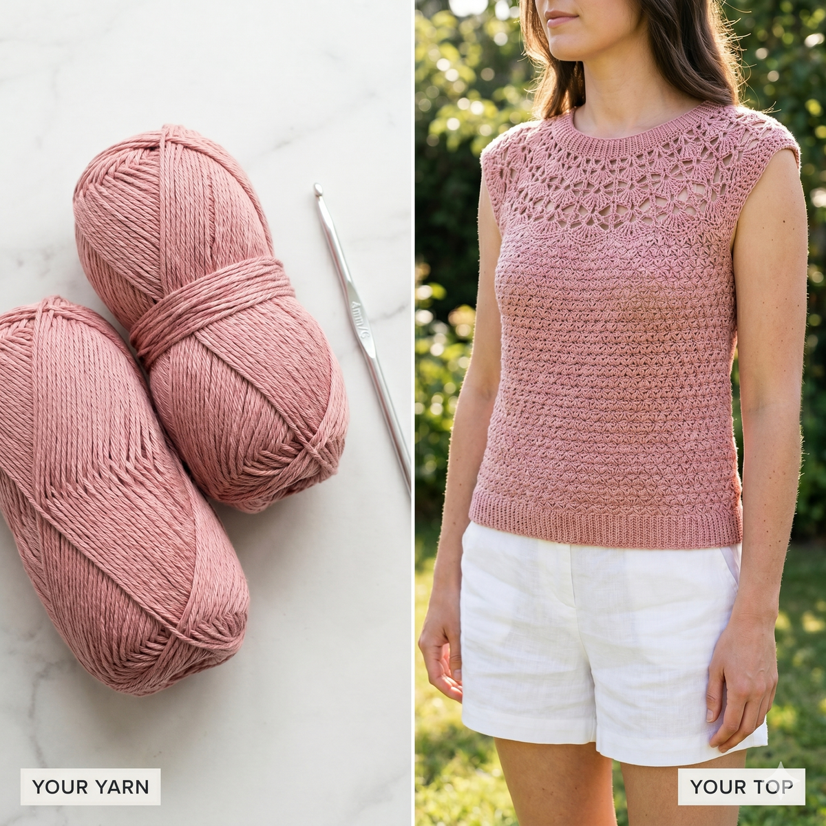 Summer Crochet Top Pattern, Chantilly Crochet Summer Top, Crochet Lace Top, Sleeveless Crochet Top, Summer Crochet Top PDF Crochet Pattern