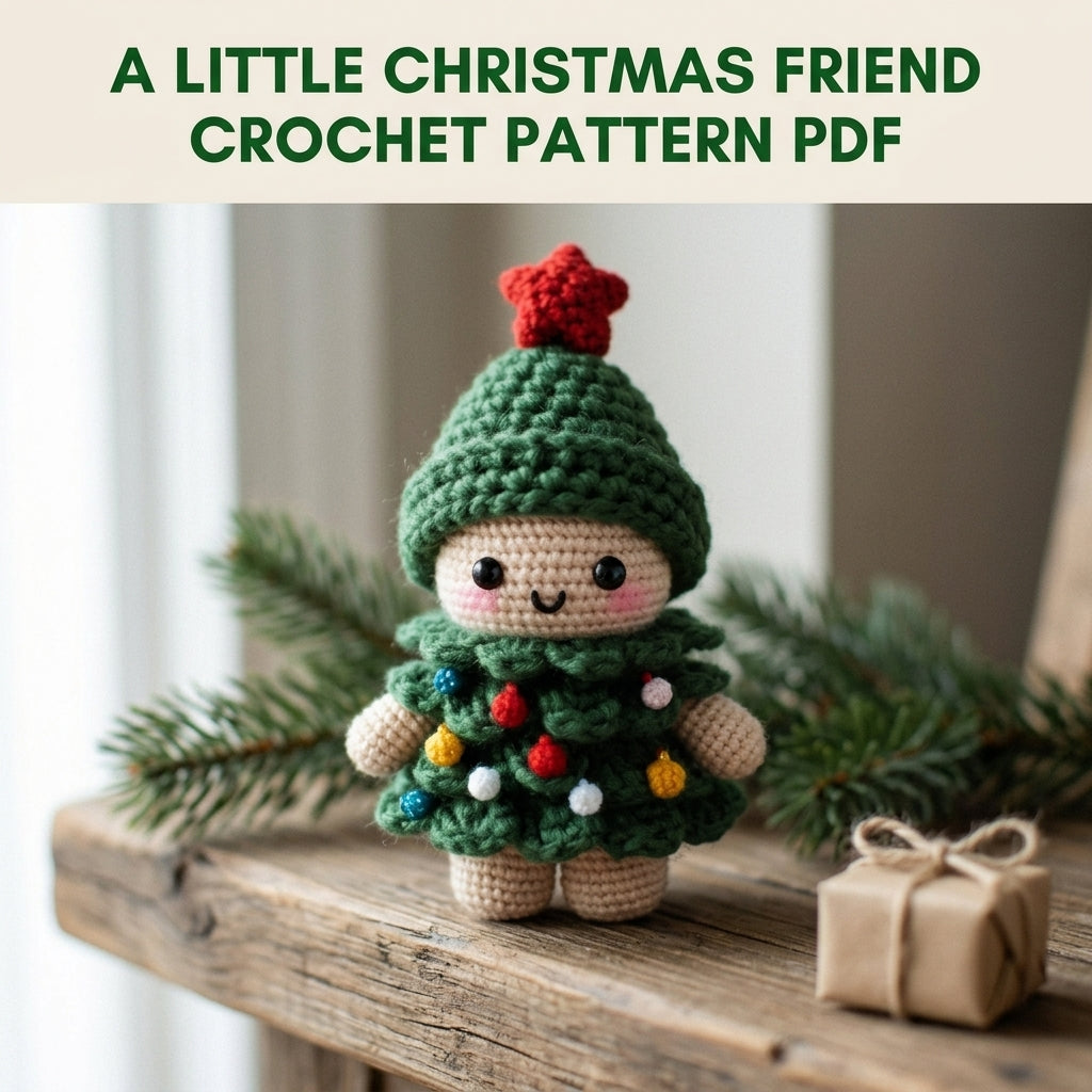 Christmas Tree Doll Amigurumi Crochet Pattern PDF – Holiday Toy