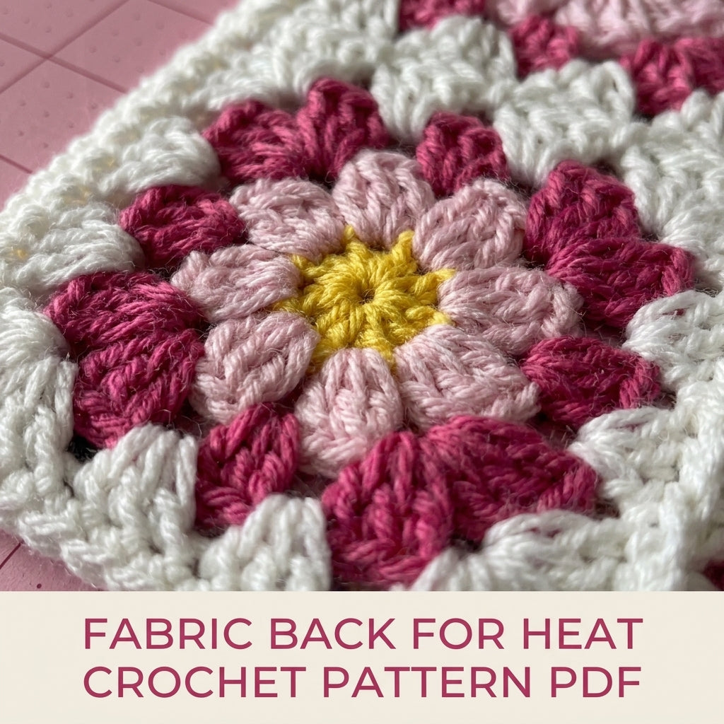 Flower Granny Pocket Pot Holder Crochet Pattern PDF – Kitchen Gift