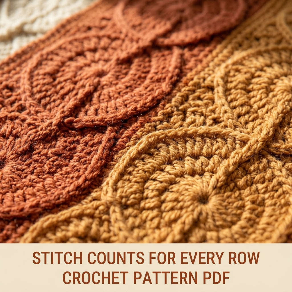 Catherine Wheel Crochet Blanket Pattern PDF – Textured Scalloped Throw in Rust, Orange and Cream