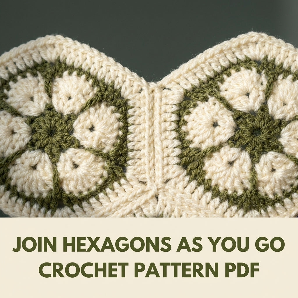African Flower Hen Crochet Pattern PDF – Hexagon Amigurumi Chicken
