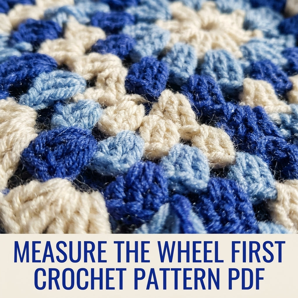 Granny Stripe Steering Wheel Cover Crochet Pattern PDF – Car Accessory