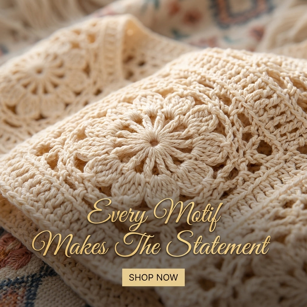 Granny Square Crop Top Crochet Pattern — Boho Lace Top with Bell Sleeves, Sizes XS–3XL, US Terms, PDF Download