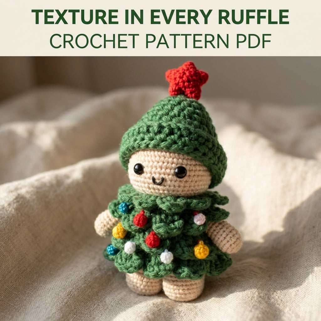 Christmas Tree Doll Amigurumi Crochet Pattern PDF – Holiday Toy