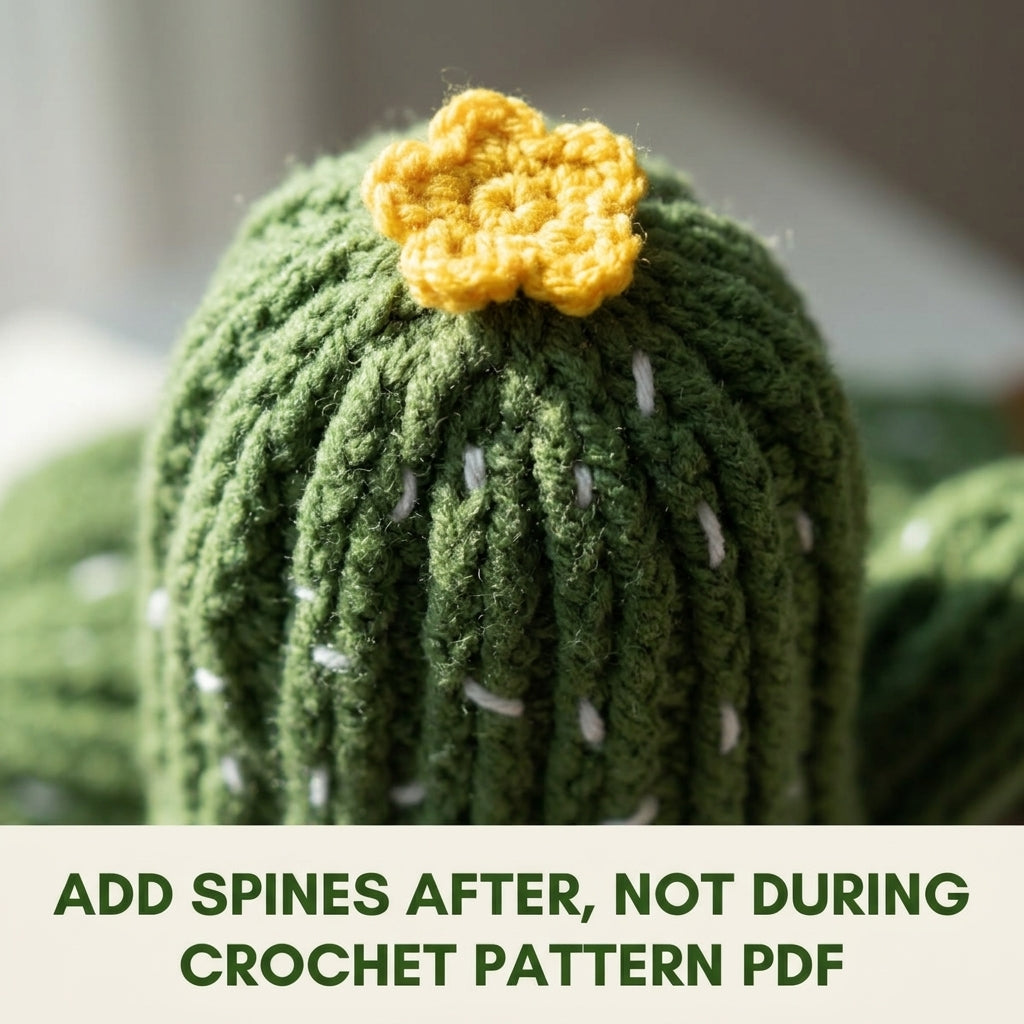 Cactus Mittens Crochet Pattern PDF – Chunky Winter Mittens