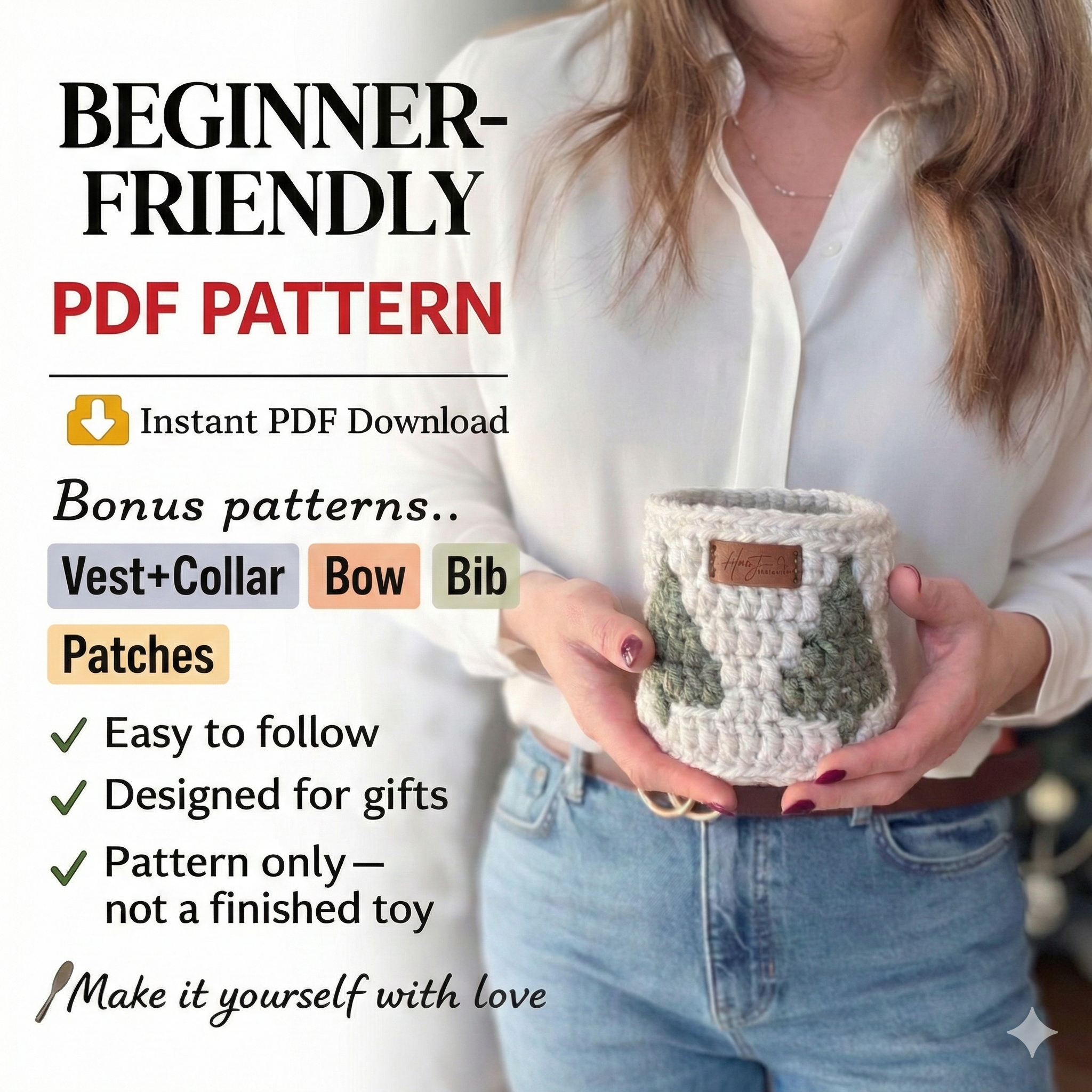 CROCHET PATTERN + VIDEO - Twinkling Trees Mosaic Crochet Baskets — 3 Nesting Sizes storage, gift, plantholder, Charts Included in Pdf