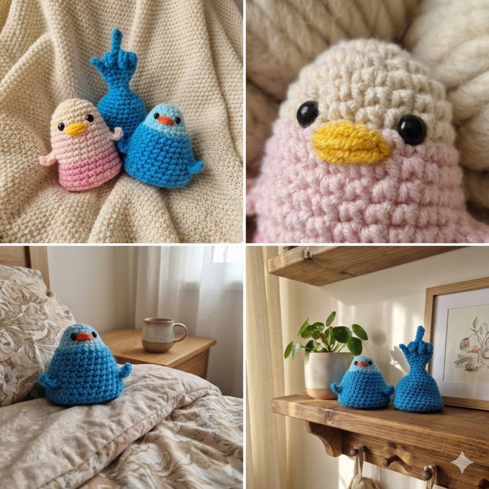 Flip, the bird CROCHET PATTERN