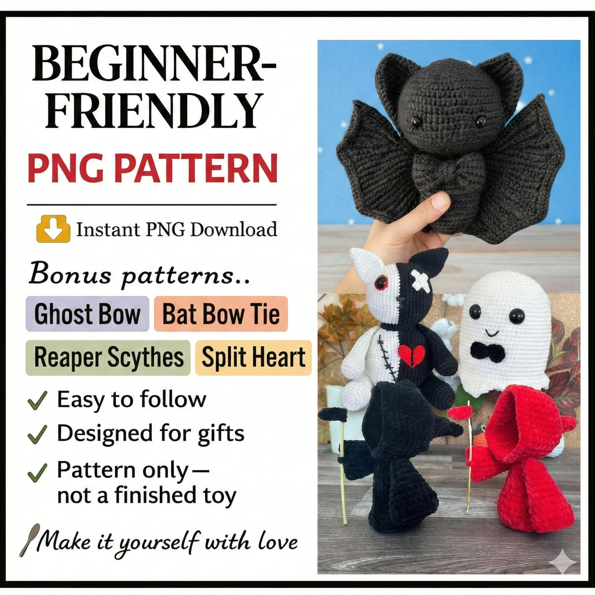 Crochet Pattern Bundle, 500+ Crochet Patterns, Amigurumi Crochet Patterns, Christmas Crochet Pattern, No Sew Crochet Pattern, Low Sew