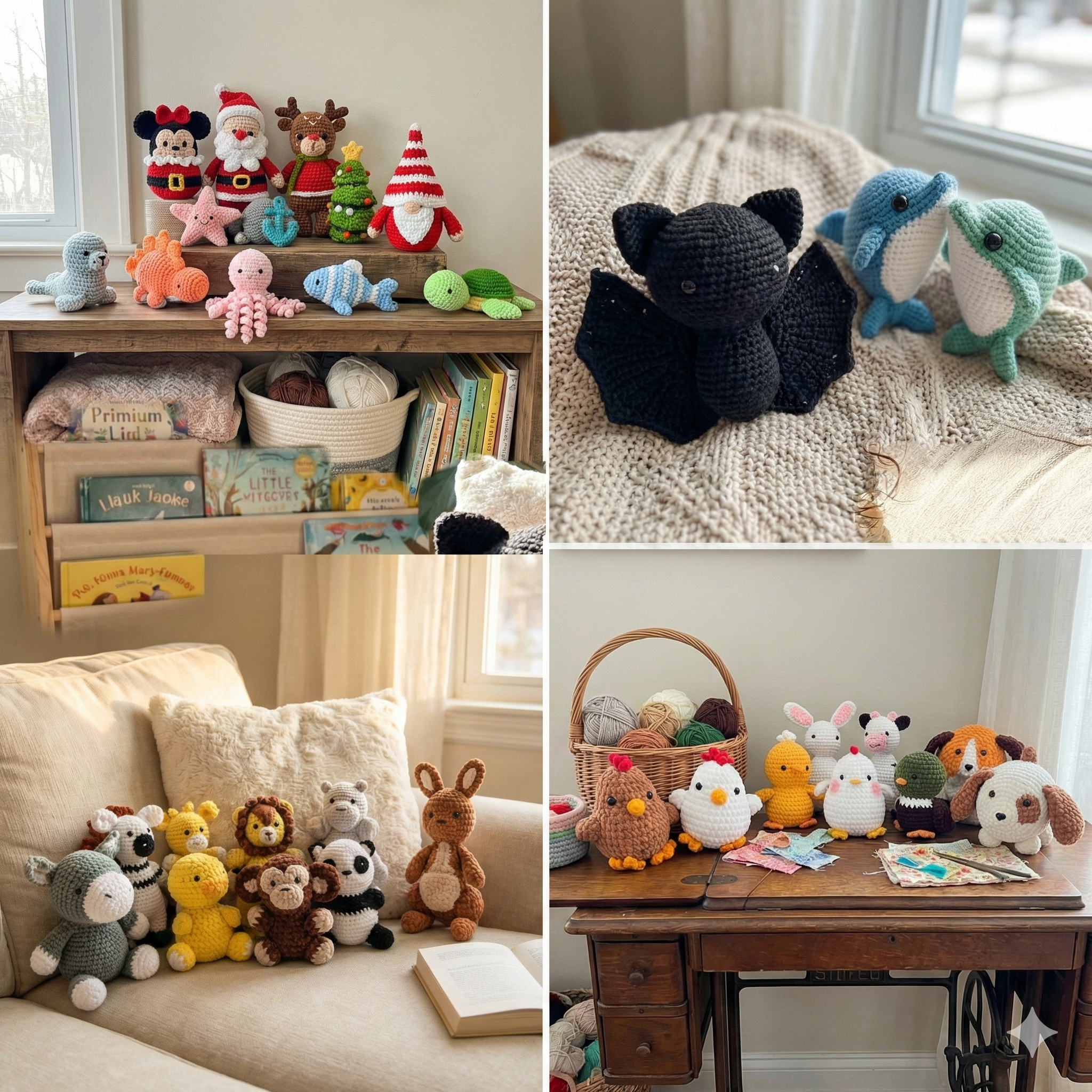 Crochet Pattern Bundle, 500+ Crochet Patterns, Amigurumi Crochet Patterns, Christmas Crochet Pattern, No Sew Crochet Pattern, Low Sew