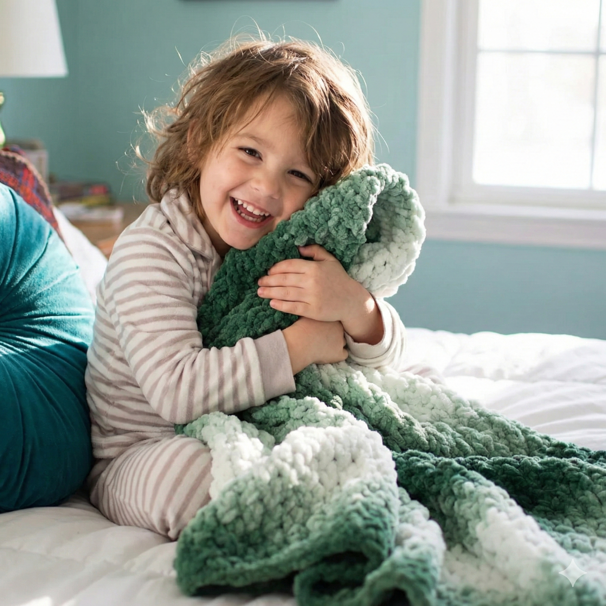 CROCHET PATTERN and video / The Original Chunky Evergreen Throw / Crochet blanket tutorial / Modern Crochet Throw / Easy PDF download