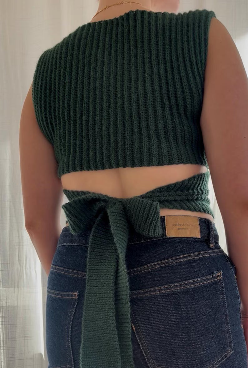 PDF crochet pattern - Juliette Top | Made to measure | Intermediate friendly |