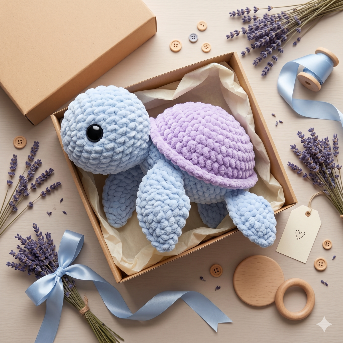 Jumbo Crochet Turtle Pattern: Easy Amigurumi Plushie (PDF Download, Multilingual)