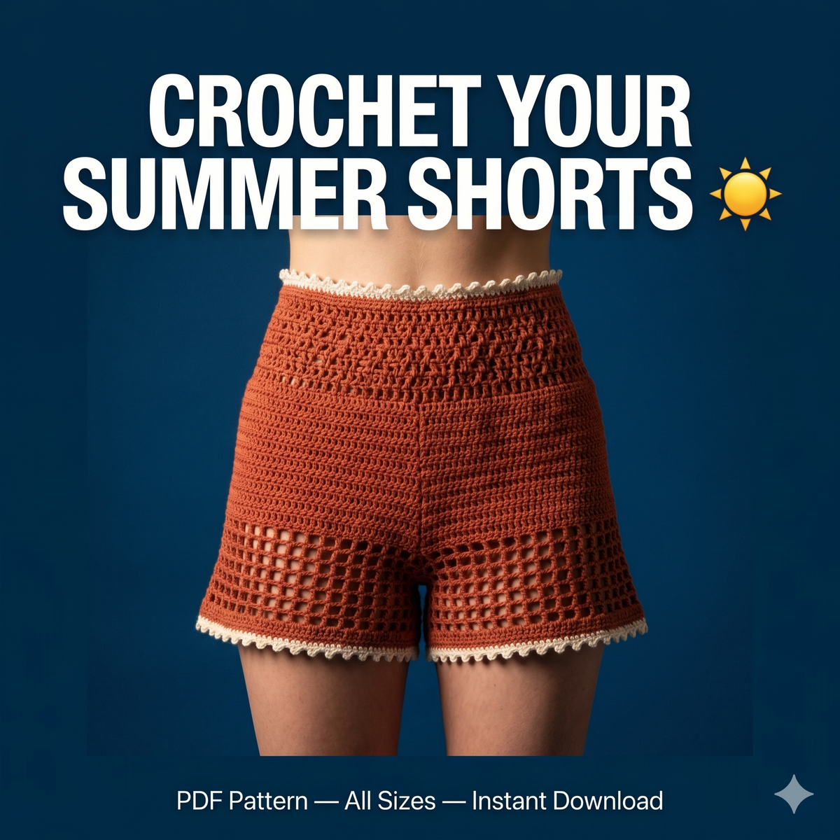 Piper Shorts, Culottes, Pants Pattern PDF | Beginner Crochet PATTERN | Digital Download