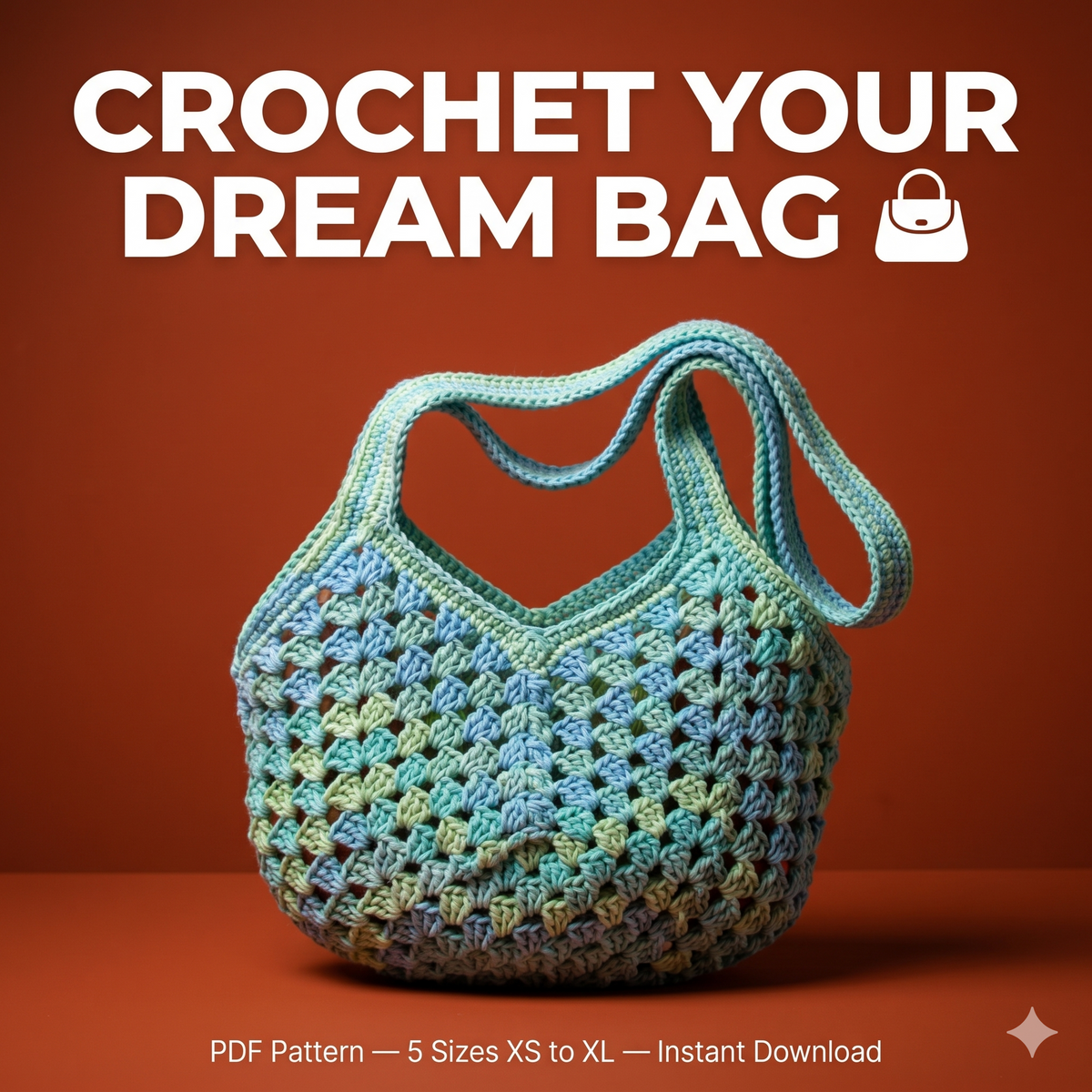 PDF Granny Rocco Bags Crochet Pattern