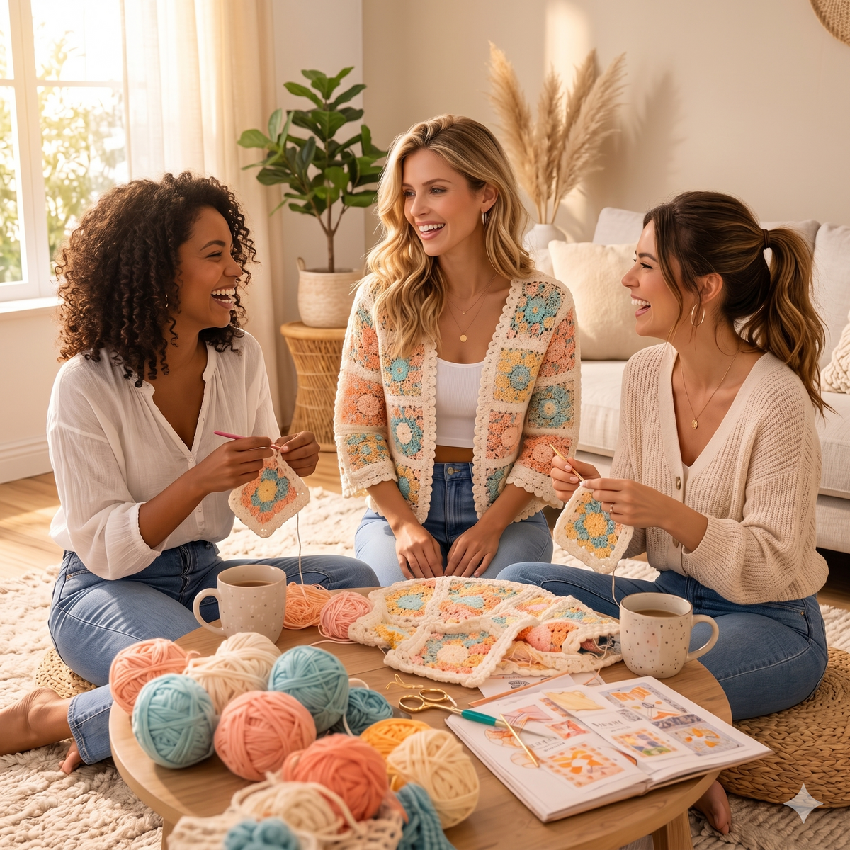 Crochet Cardigan pattern pdf ,Summer Circles Jacket, Easy Granny sweater-XS-3XL, crochet cardigan Easy guide, Cardigan Pattern Tutorial