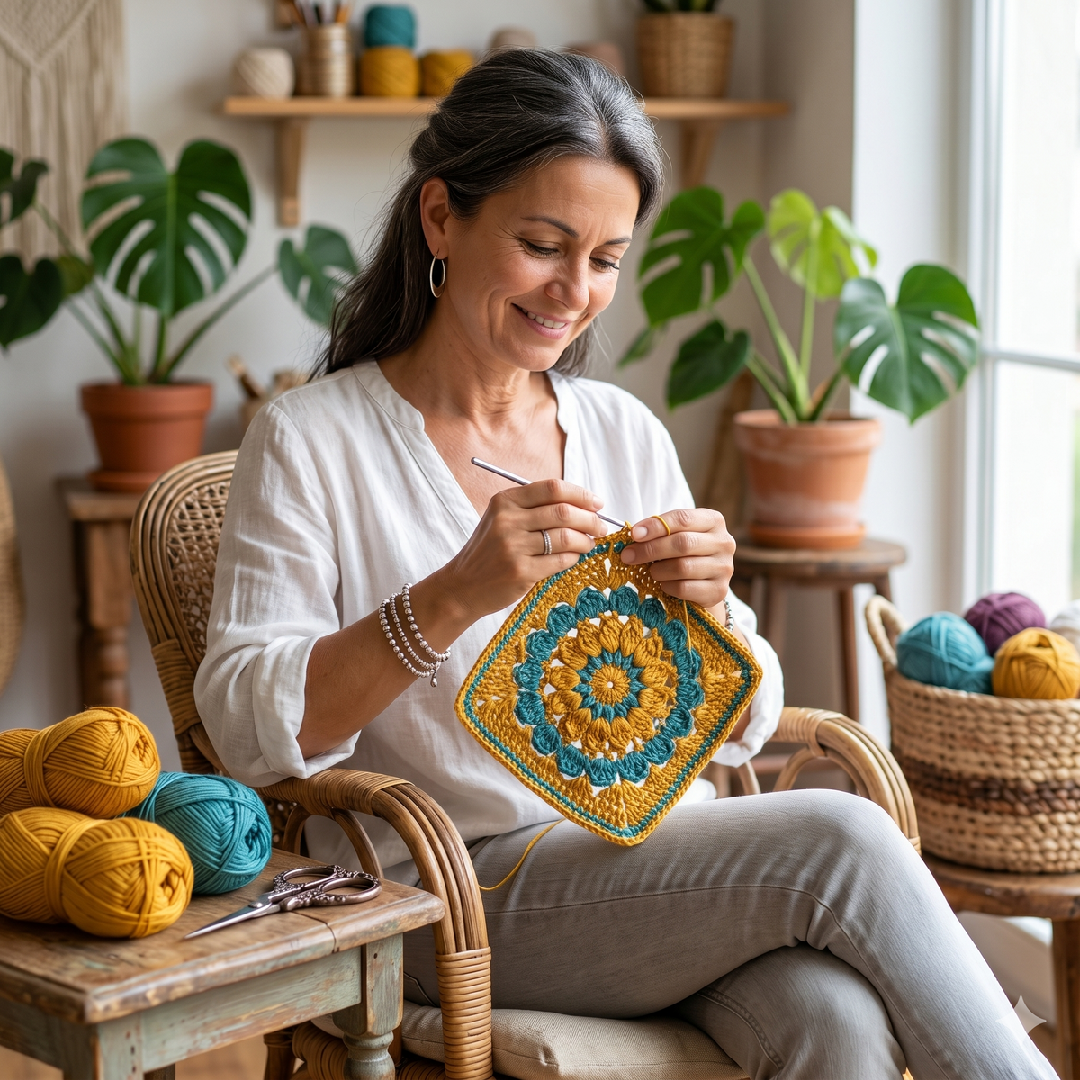 CROCHET PATTERN: Clas Top | Granny Square Top with Video Tutorial | Instant Download PDF
