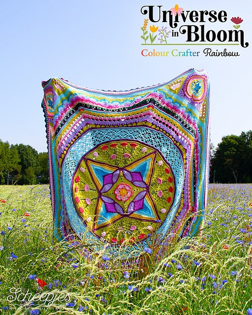 Wildflower Mandala Blanket Crochet Pattern