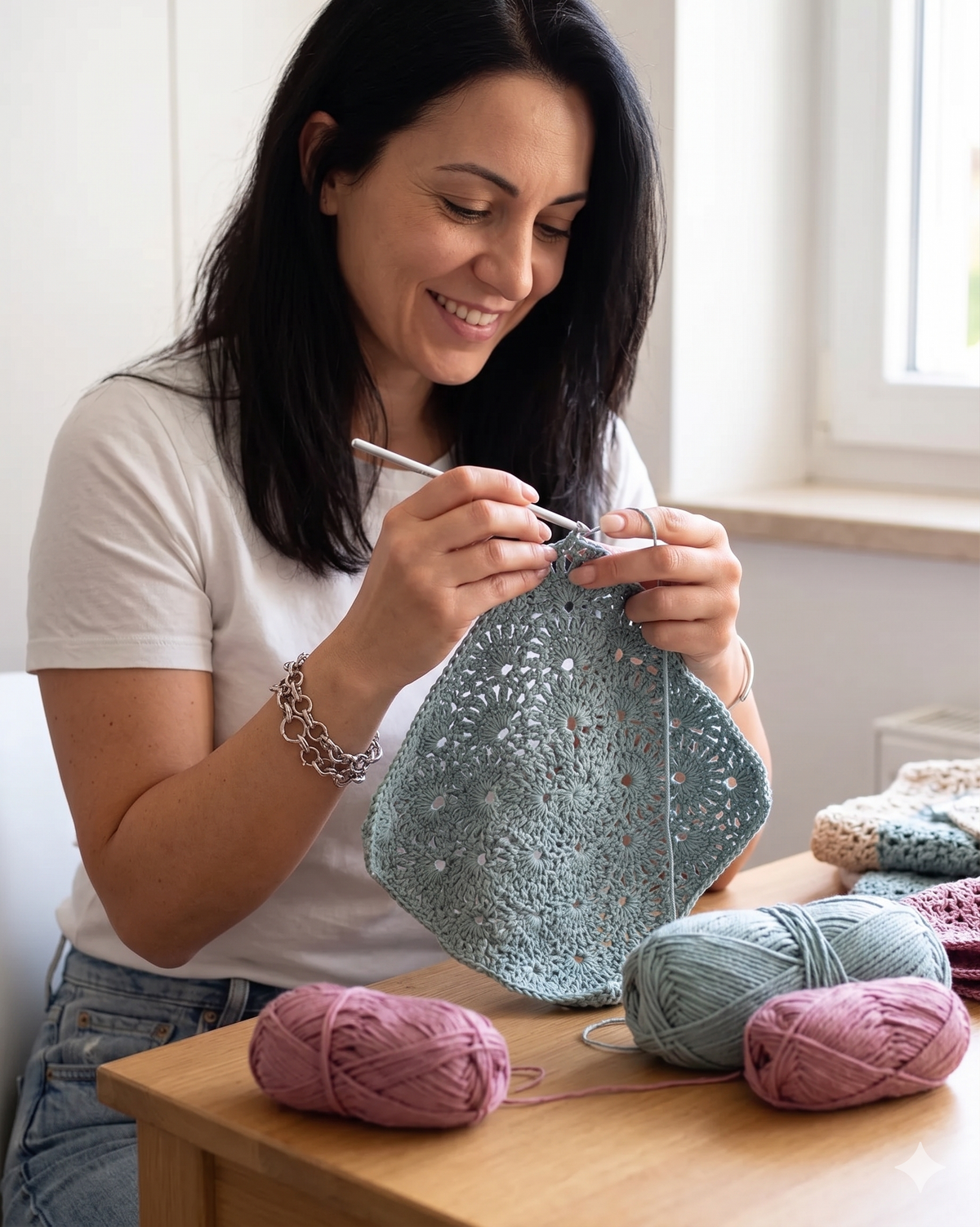 CROCHET PATTERN: Shelly Top | Granny Square Pullover & Cardigan | Easy Women's Crochet Tutorial