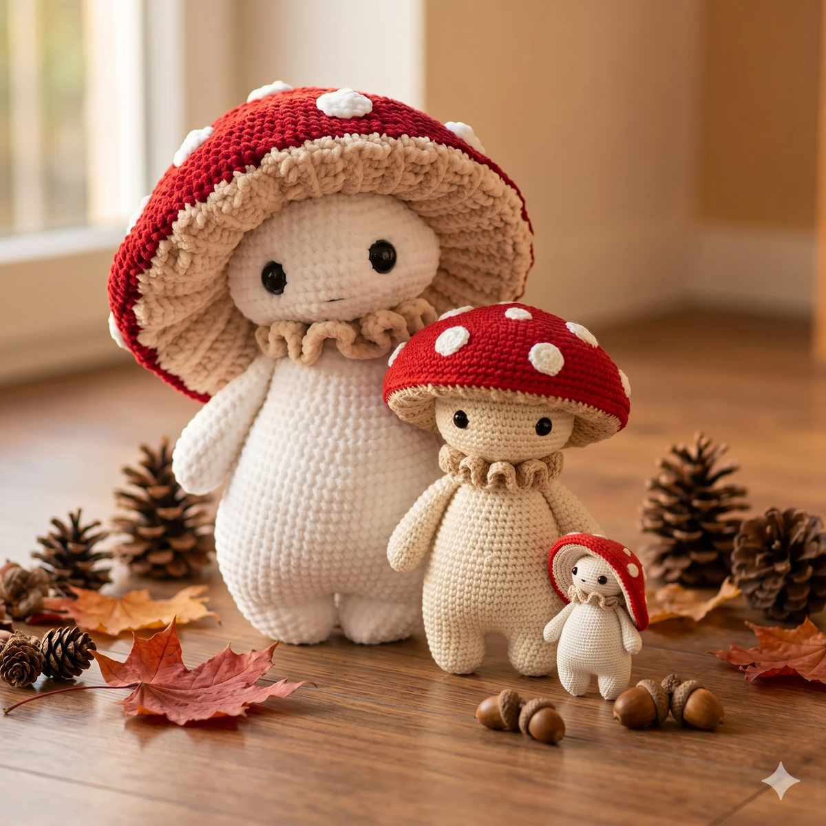 Mushroom guy - critter stitch crochet pattern / amigurumi