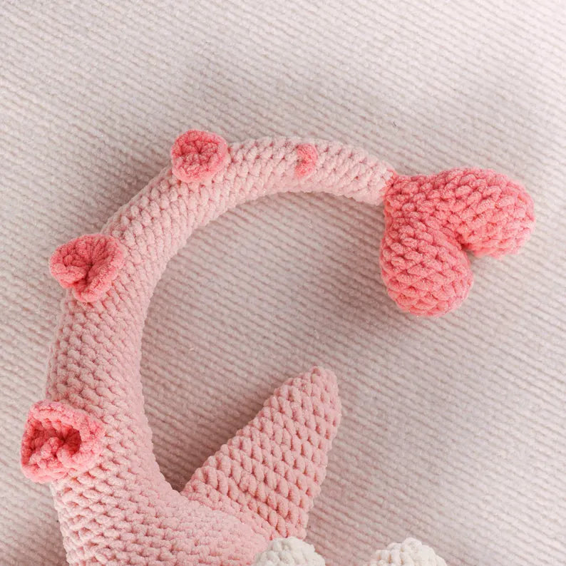Heart Dragon Crochet Pattern, Amigurumi Crochet Pattern, Crochet Dragon Pattern, Handmade Amigurumi Crochet Pattern, PDF Crochet Pattern