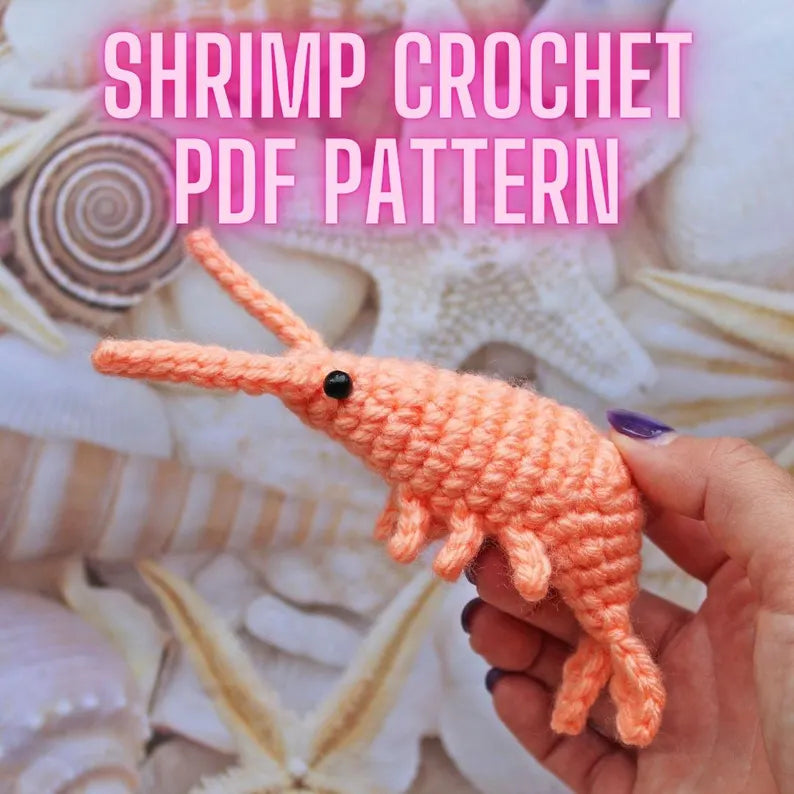Shrimp Crochet Pattern | Amigurumi PDF | NO SEW!