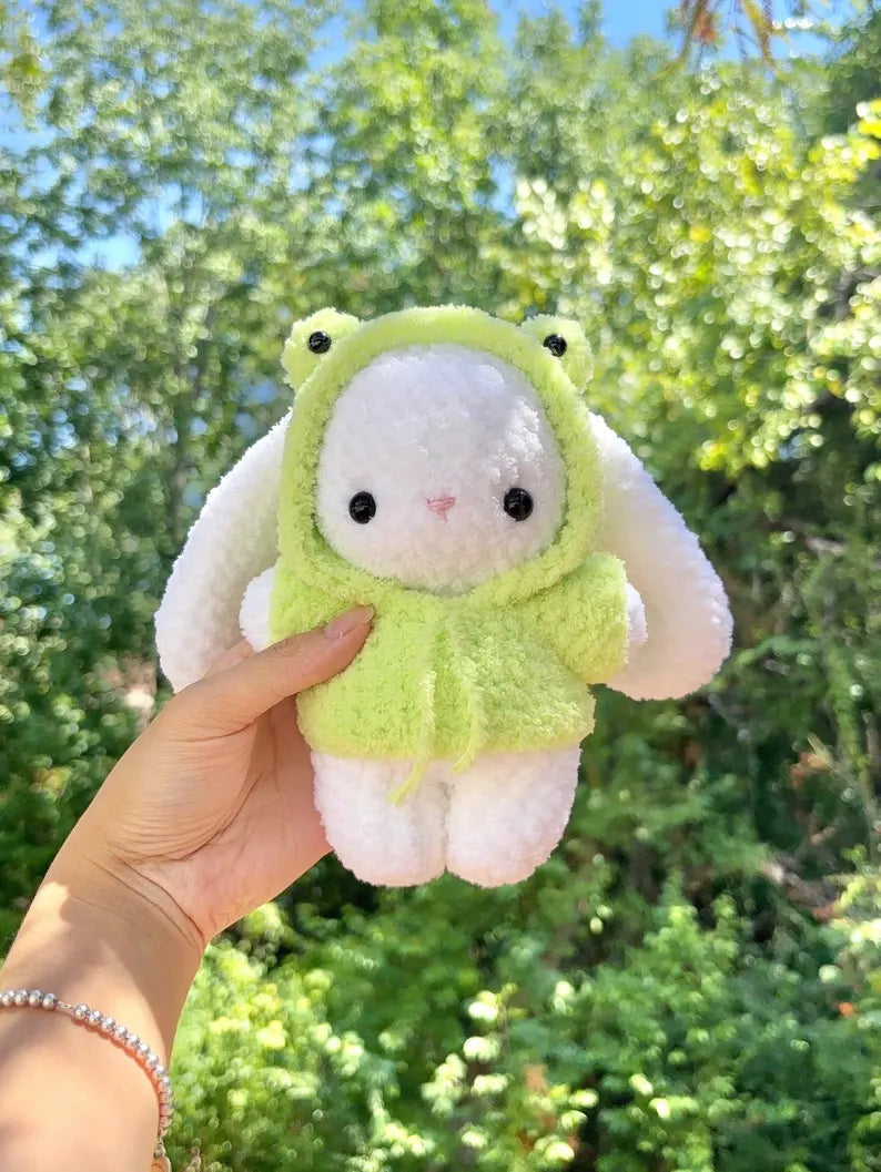 9 in 1 Baby Bunny in Hoodie Crochet Pattern Bundle