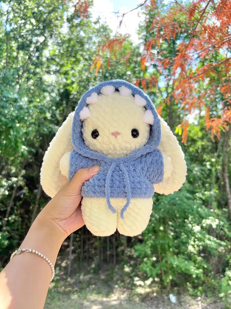 9 in 1 Baby Bunny in Hoodie Crochet Pattern Bundle