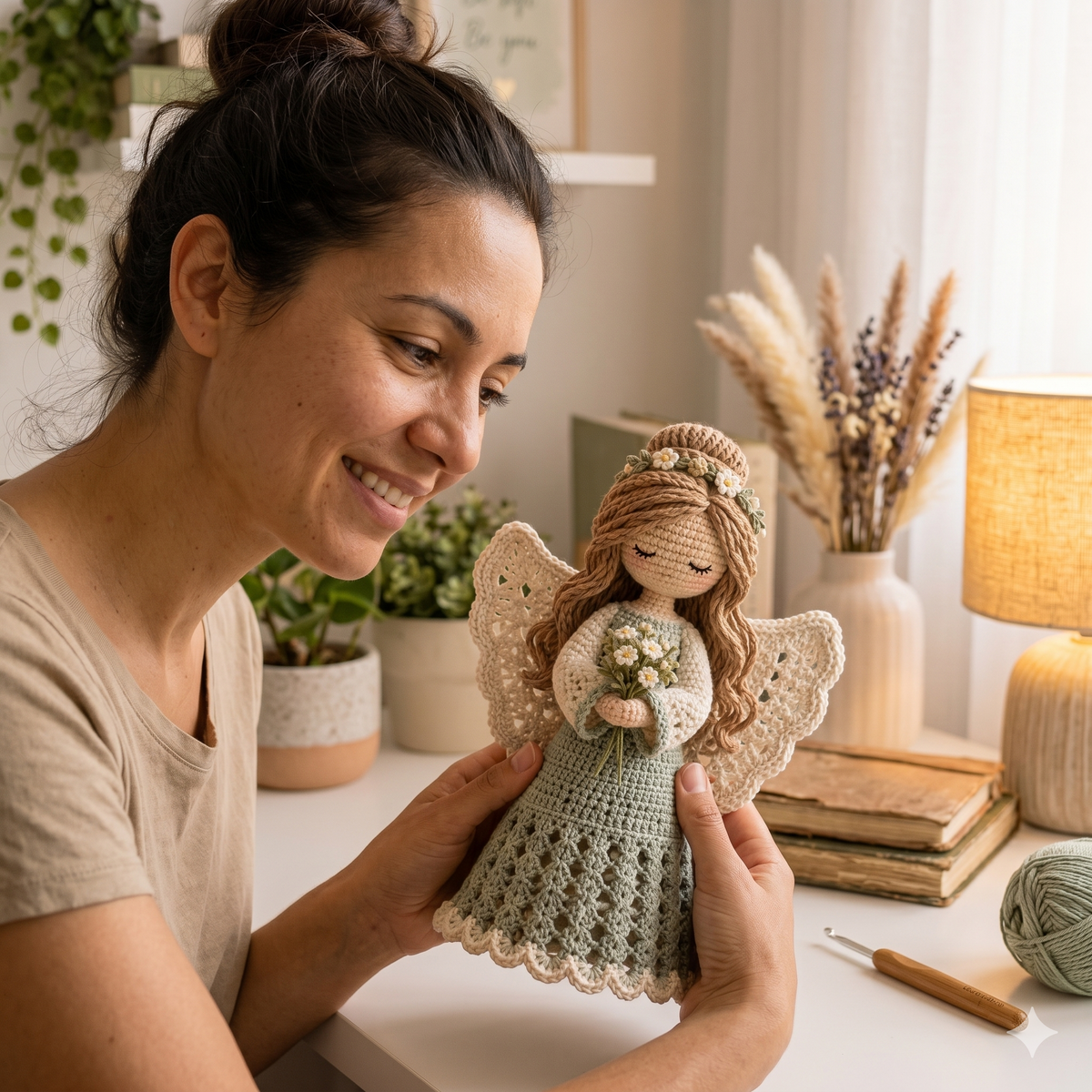 Crochet Angel Doll Pattern PDF | Amigurumi Handmade Soft Toy Tutorial (Digital Download)