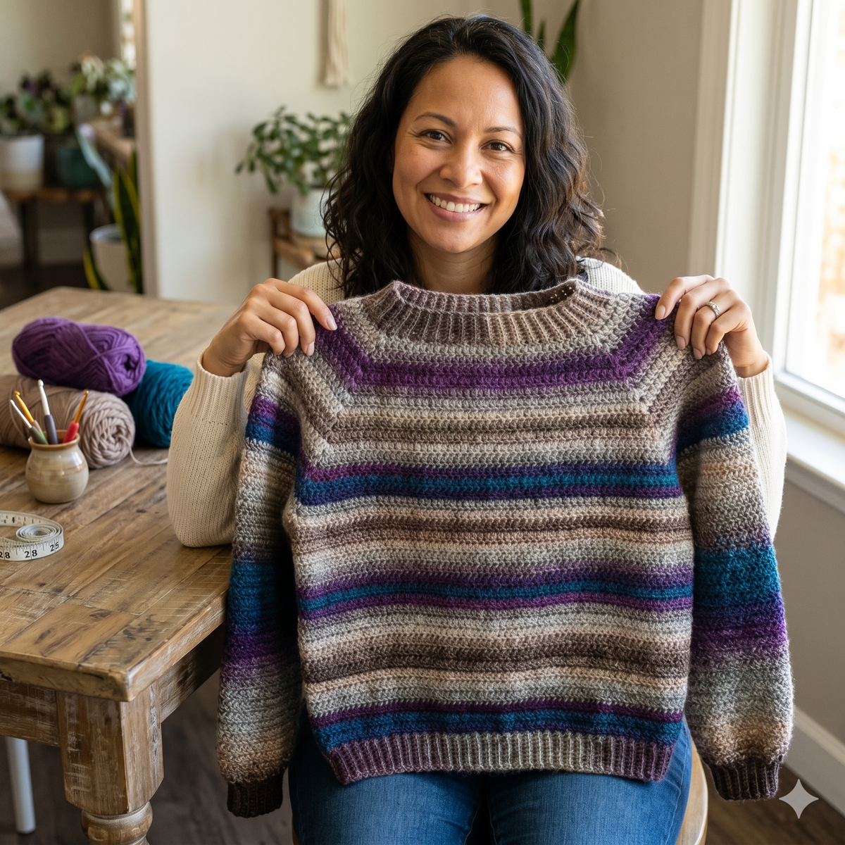 CROCHET PATTERN & VIDEO/ Athabasca Falls Children's Pullover, Easiest Children's Crochet Sweater, Easy Children's Pullover Pattern, Beginner