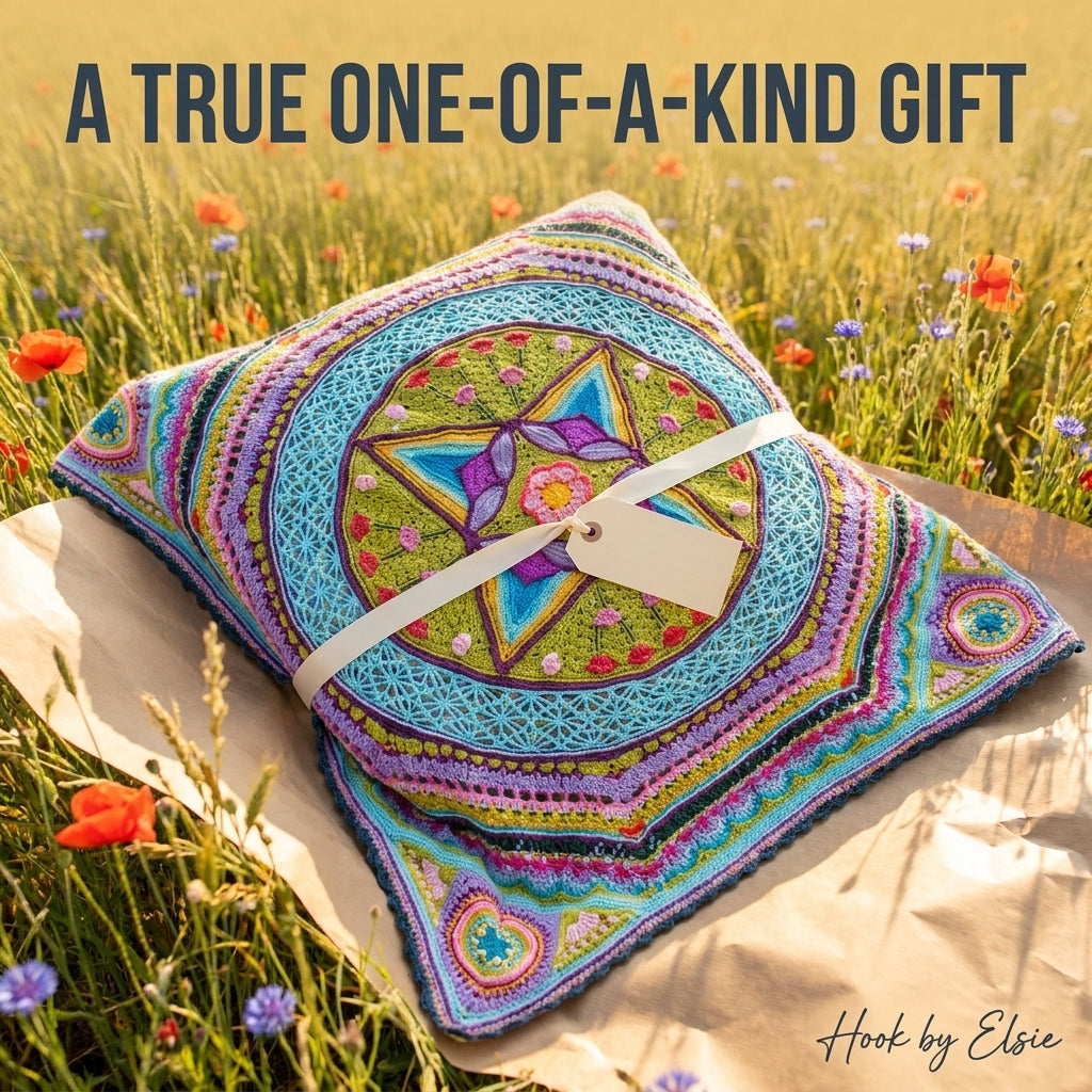 Wildflower Mandala Blanket Crochet Pattern