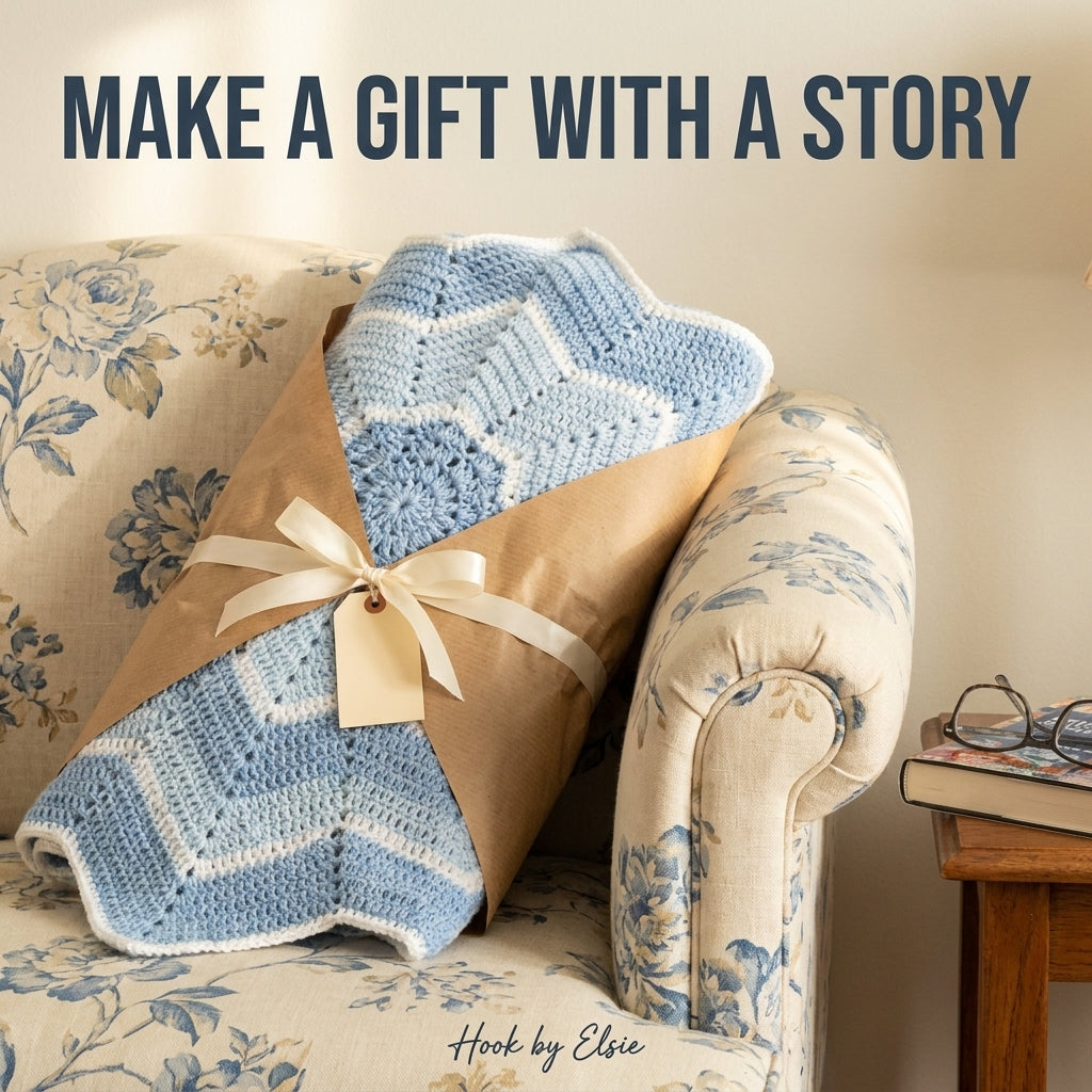 Bluebell Starburst Blanket Crochet Pattern