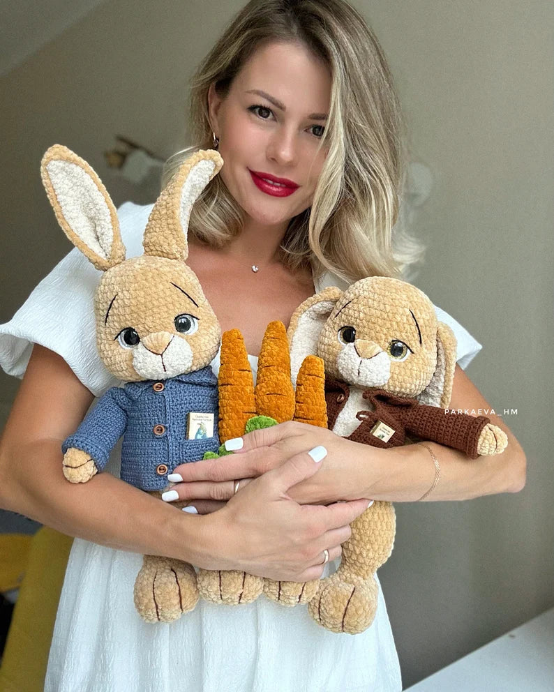 Crochet Bunny Pattern: DIY stuffed animals and plushies (PDF Pattern)