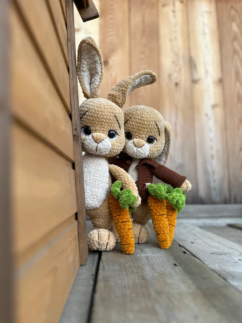 Crochet Bunny Pattern: DIY stuffed animals and plushies (PDF Pattern)