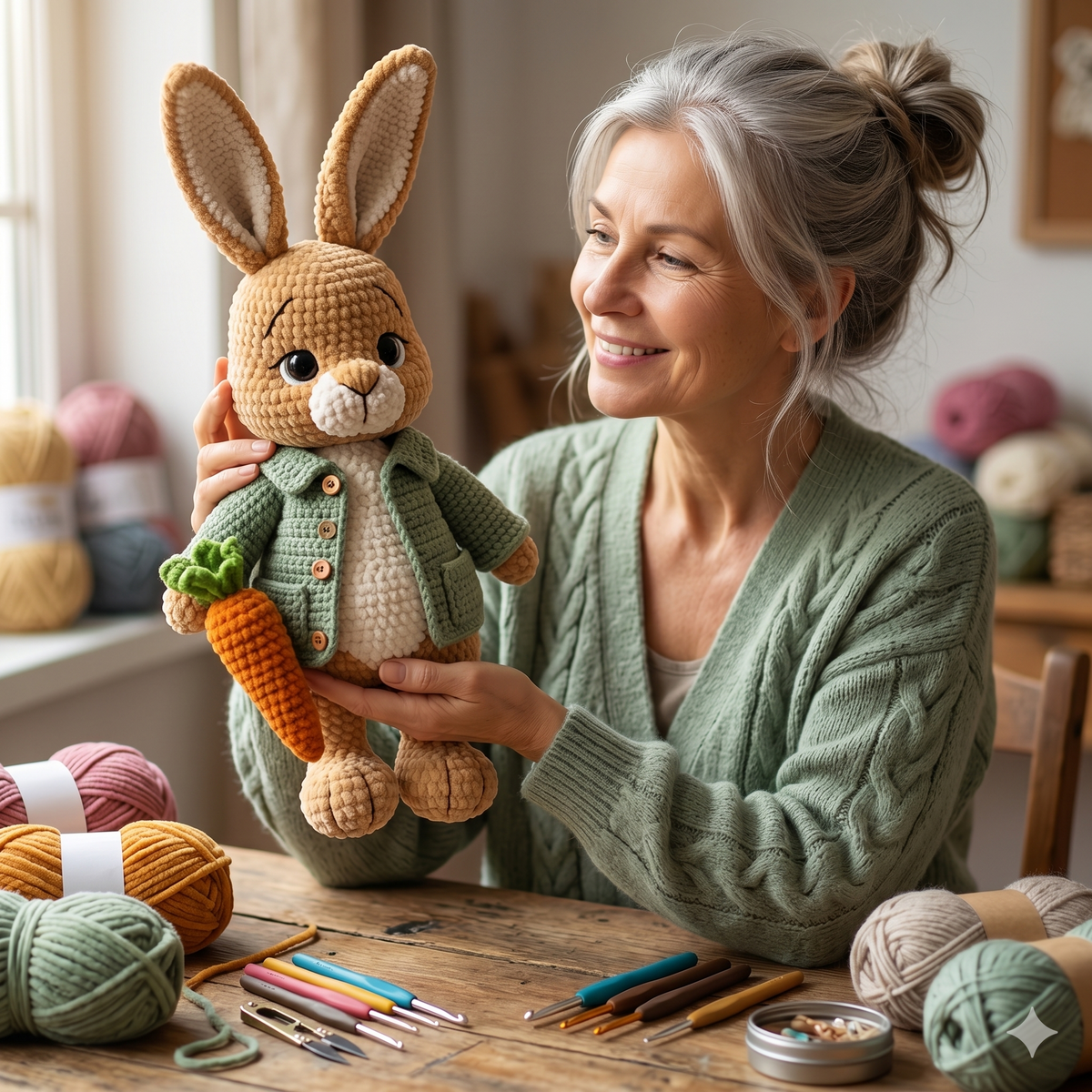 Crochet Bunny Pattern: DIY stuffed animals and plushies (PDF Pattern)