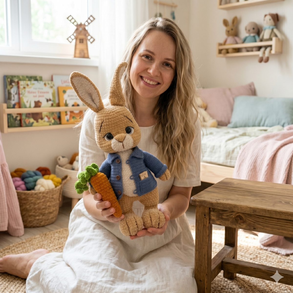 Crochet Bunny Pattern: DIY stuffed animals and plushies (PDF Pattern)