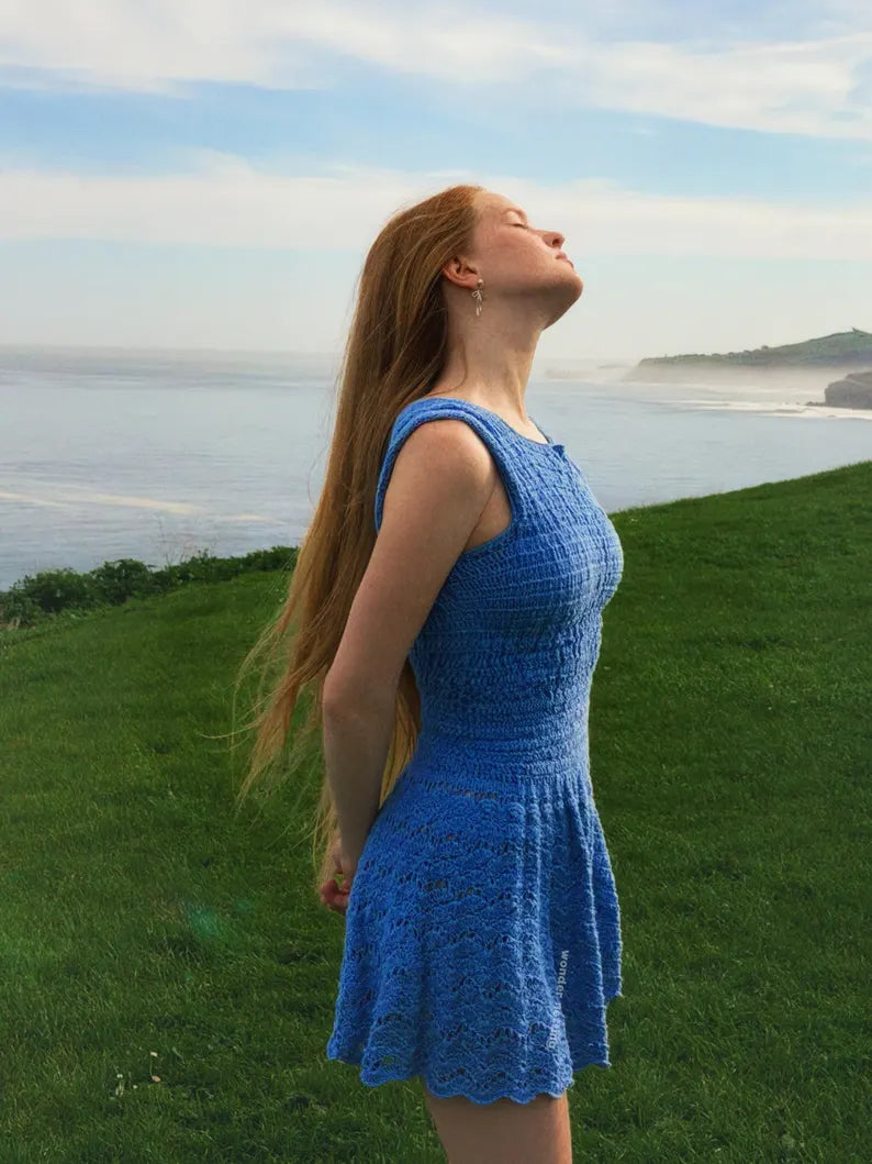 Crochet Dress PDF pattern + Video Tutorial - Summer Dress
