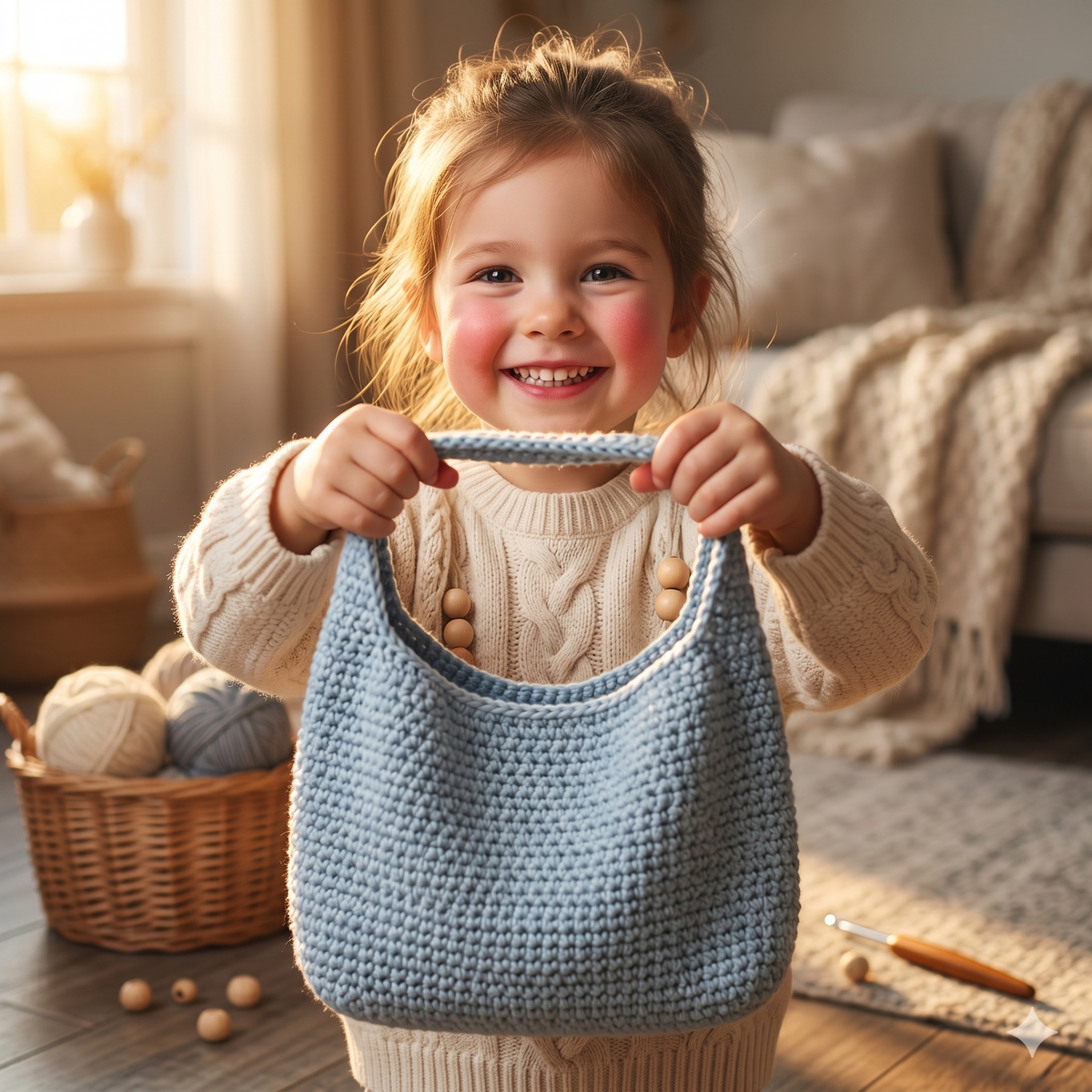 Crochet Hobo Bag Pattern PDF, Slouchy Tote, Beginner Tutorial, 3 Sizes (Small, Medium, Large)