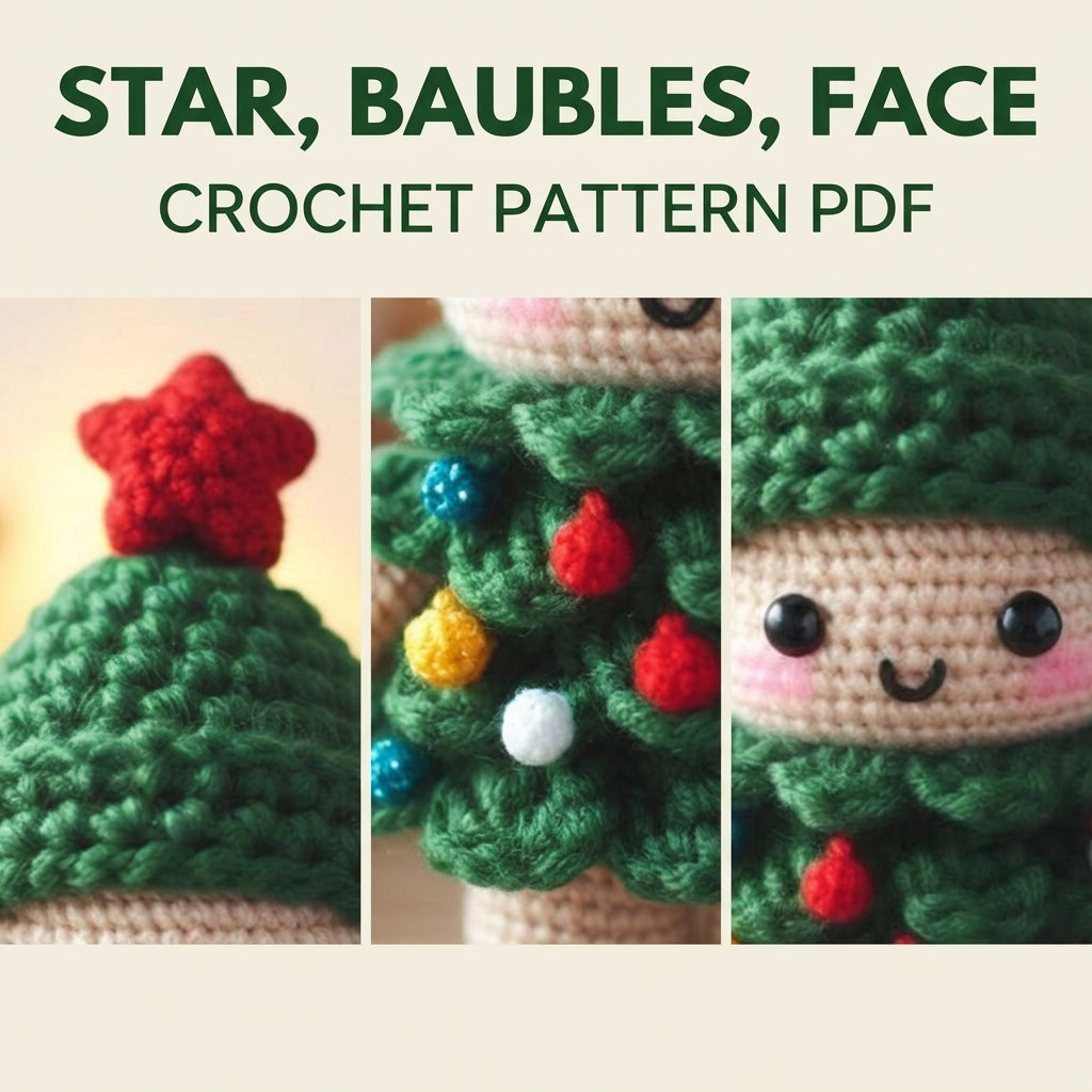 Christmas Tree Doll Amigurumi Crochet Pattern PDF – Holiday Toy
