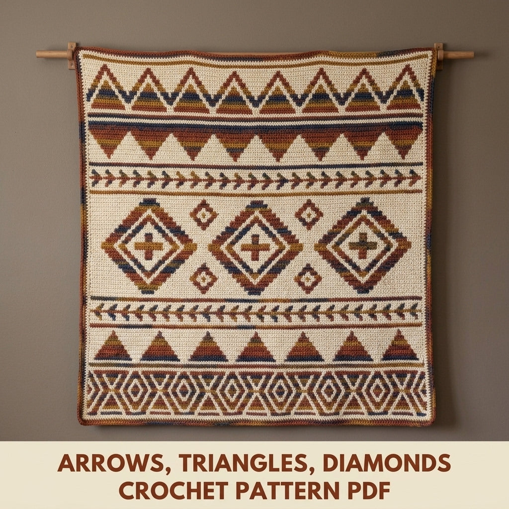 4 Best-Selling Crochet Blanket Patterns Bundle – PDF Download