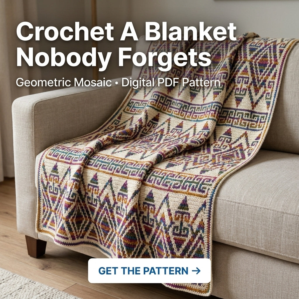 4 Best-Selling Crochet Blanket Patterns Bundle – PDF Download