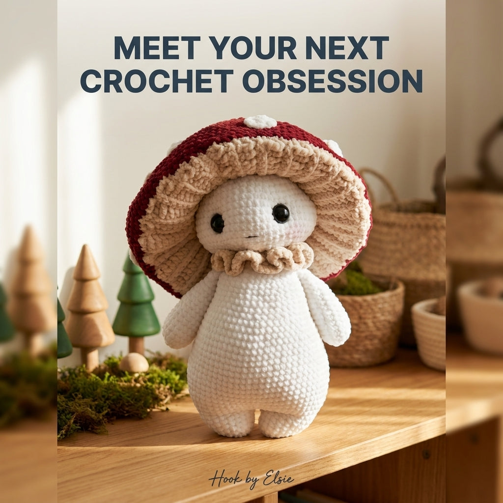 Mabel the Mushroom Crochet Pattern