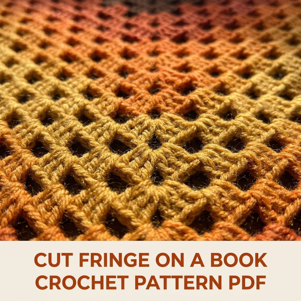 Autumn Ombré Granny Stitch Poncho Crochet Pattern PDF – Autumn Ombré Poncho with Fringe