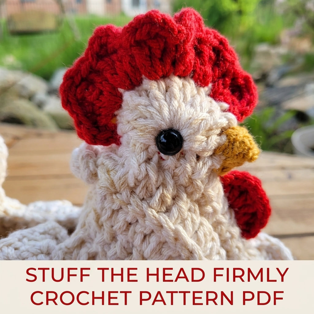Hen Bag Crochet Pattern PDF – Chicken Crossbody Purse