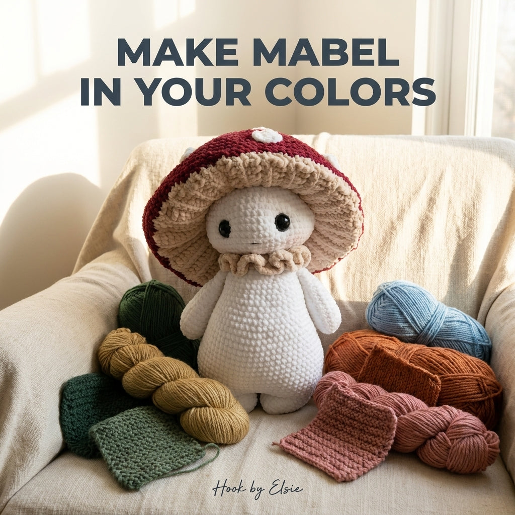 Mabel the Mushroom Crochet Pattern