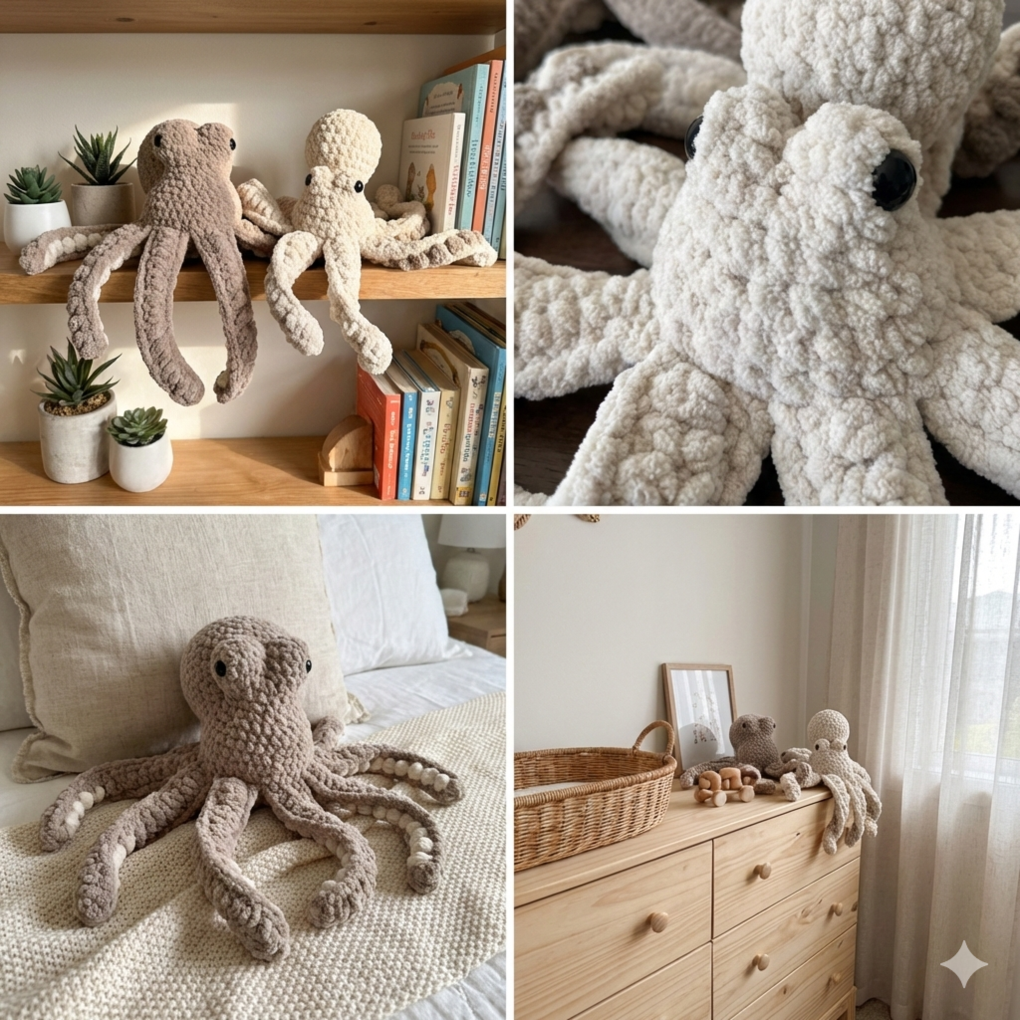 BUNDLE - Anchor The Octopus Pattern | Crochet Pattern |Digital Download | PDF