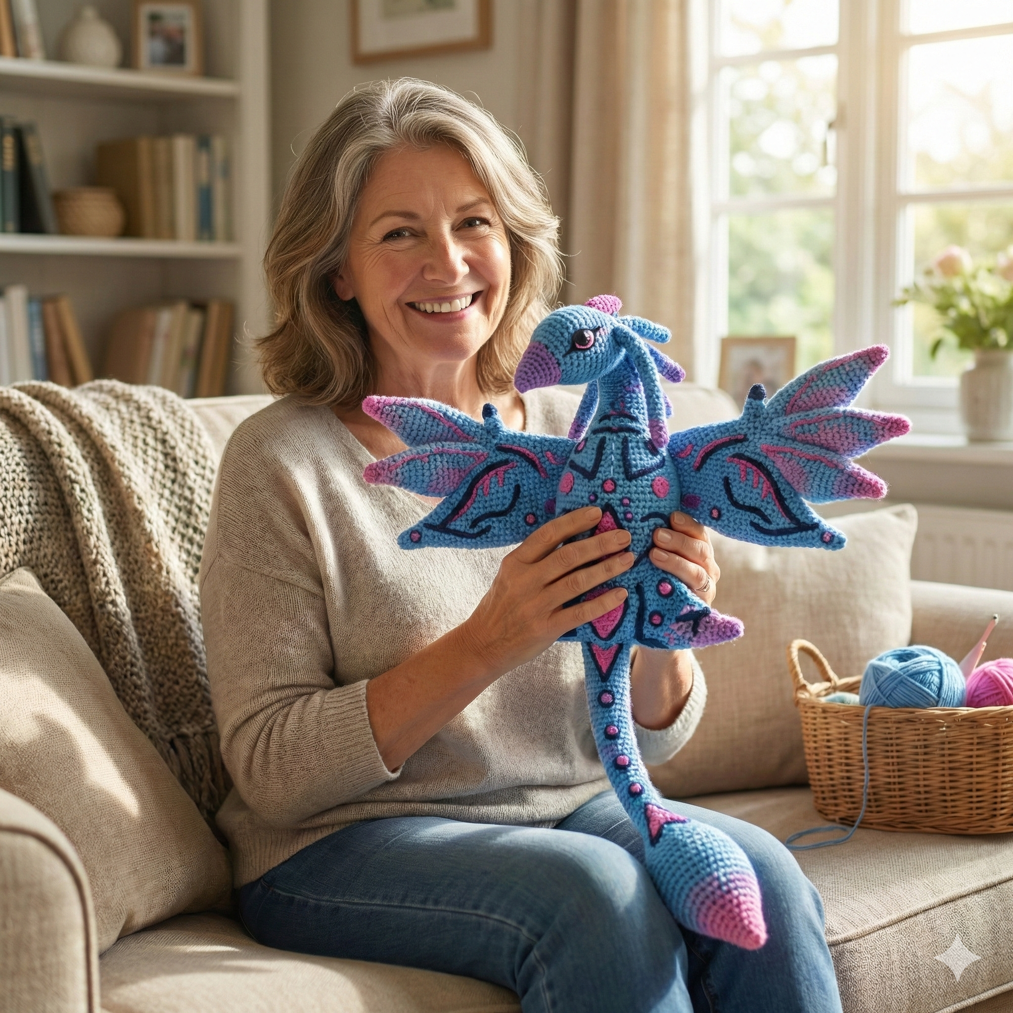 EXOTIC DRAGON Crochet Pattern – Intermediate Amigurumi Plushie (PDF Pattern)
